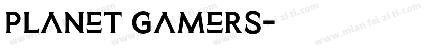 Planet Gamers字体转换